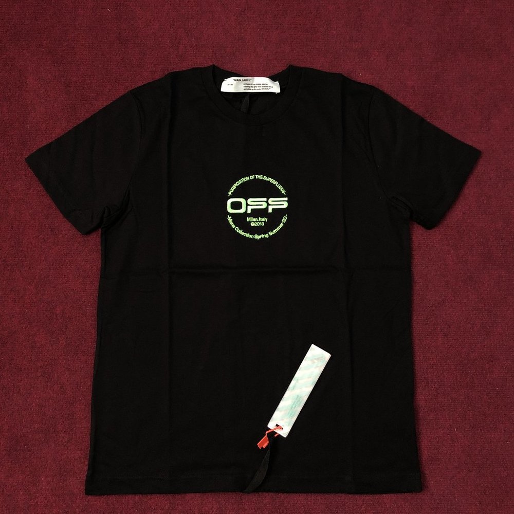 Off-White Men Black T-Shirt "S"